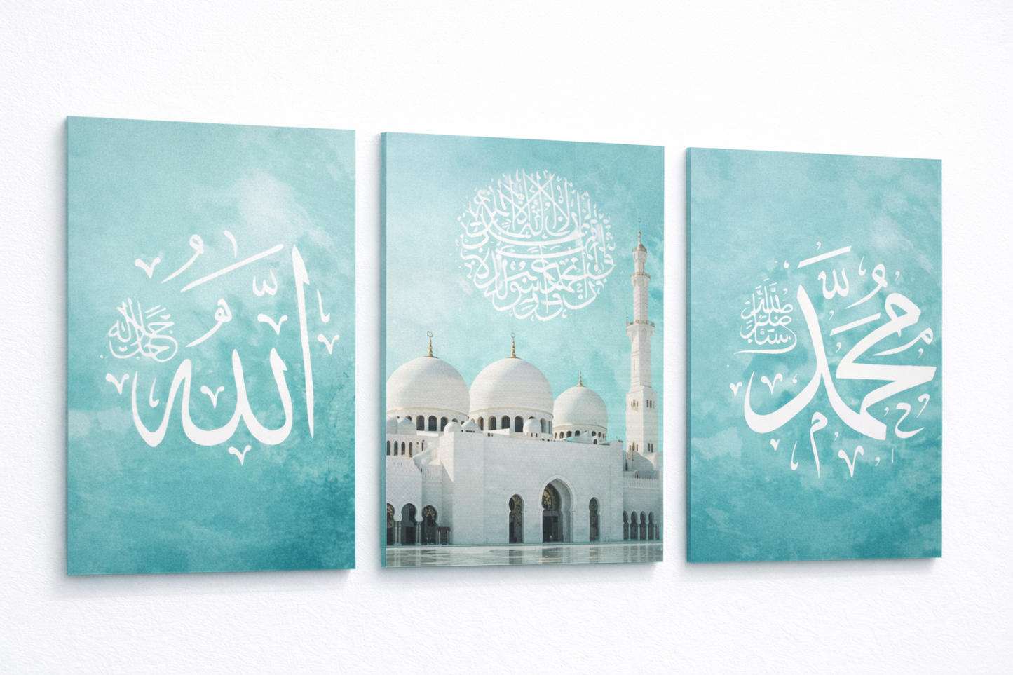 Acrylglas Bundle - Islamische Kalligraphie ( 3er Set,A3)