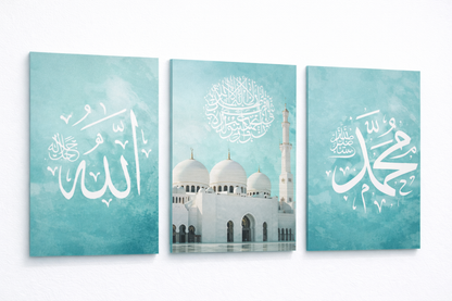 Acrylglas Bundle - Islamische Kalligraphie ( 3er Set,A3)