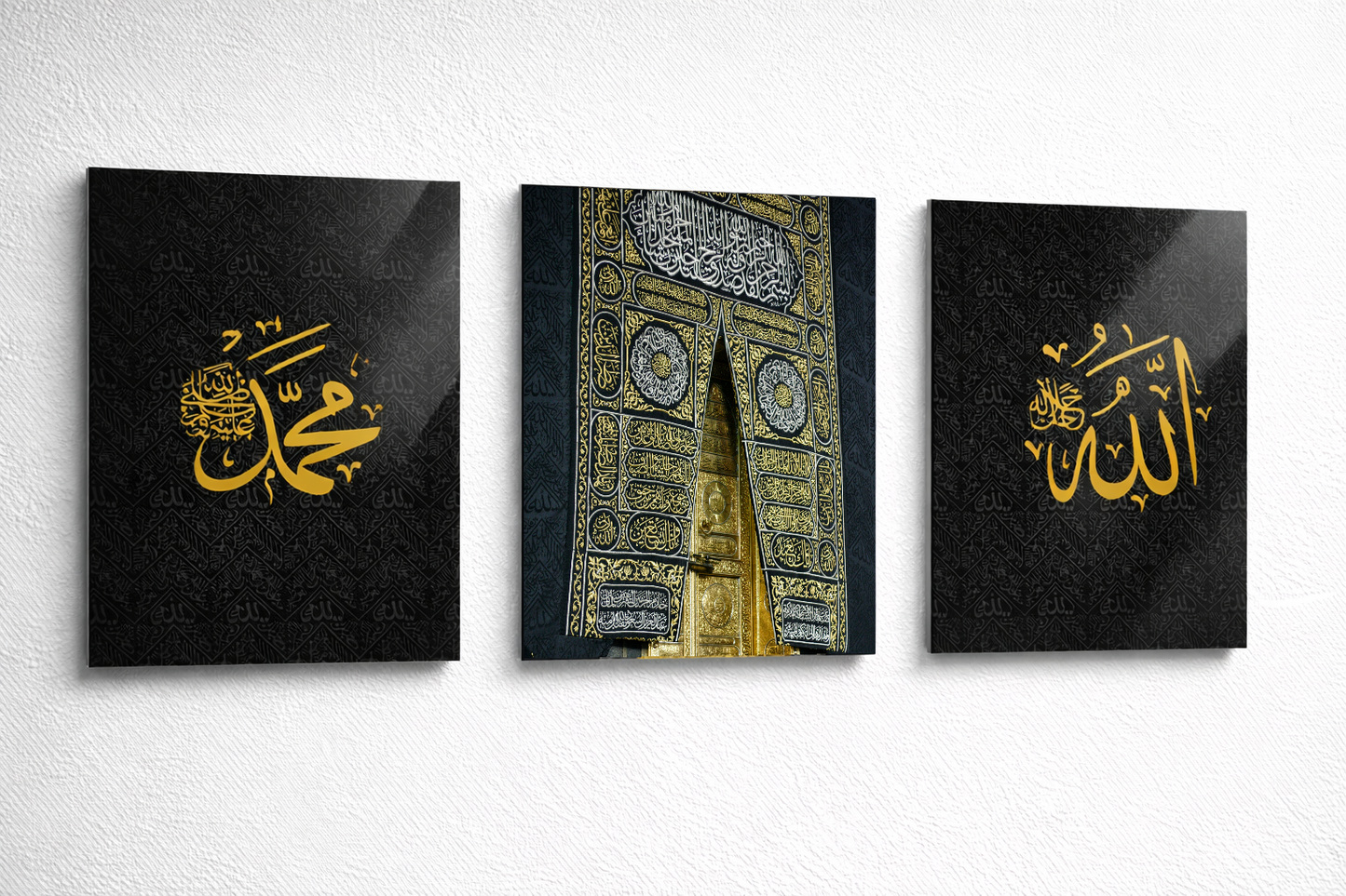 Acrylglas Bundle - Islamische Kalligraphie ( 3er Set,A3)