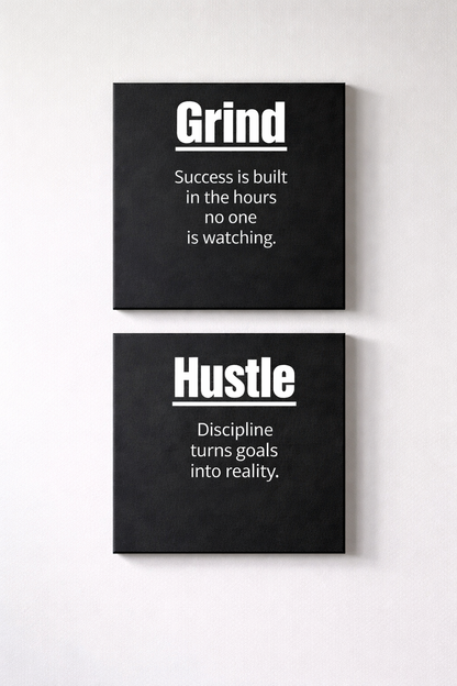 Leinwand Bundle - Grind,Hustle